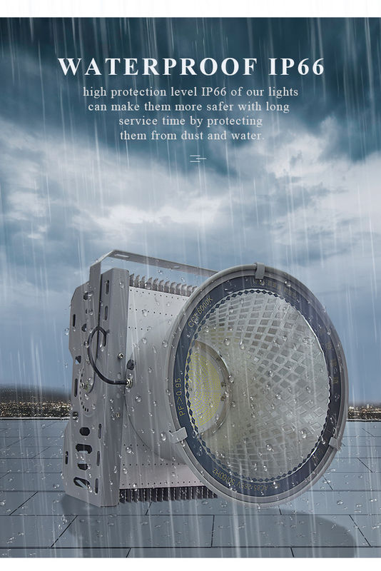 Économie d'énergie extérieur LED Flood Light 400w 600w 800w Tour Crane Light IP65 projecteurs