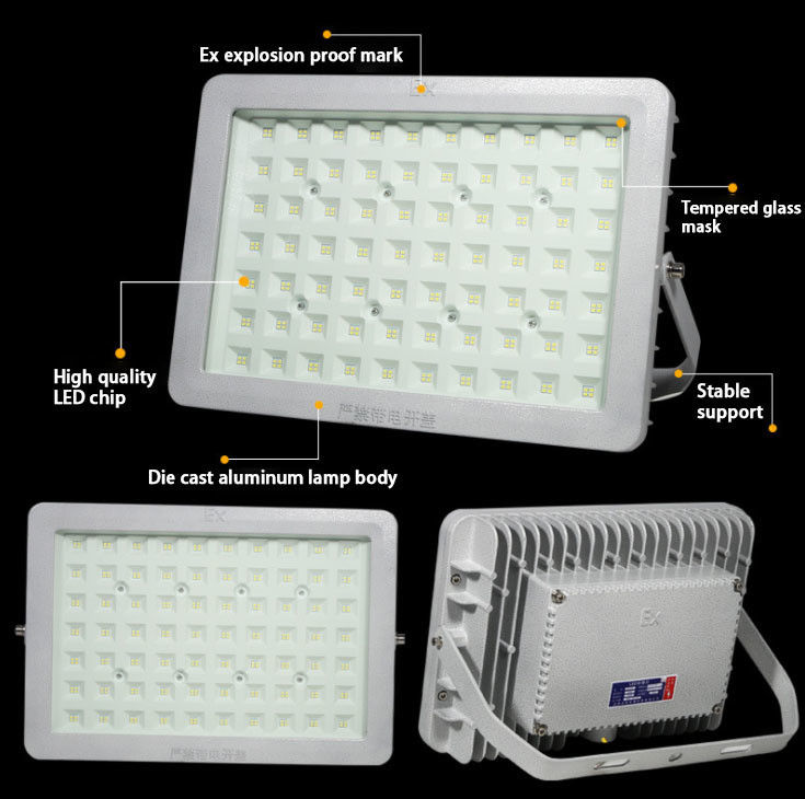 Alerte à la lumière du jour 6000K projecteur LED pour le service de solutions d'éclairage et la puce SMD 200W