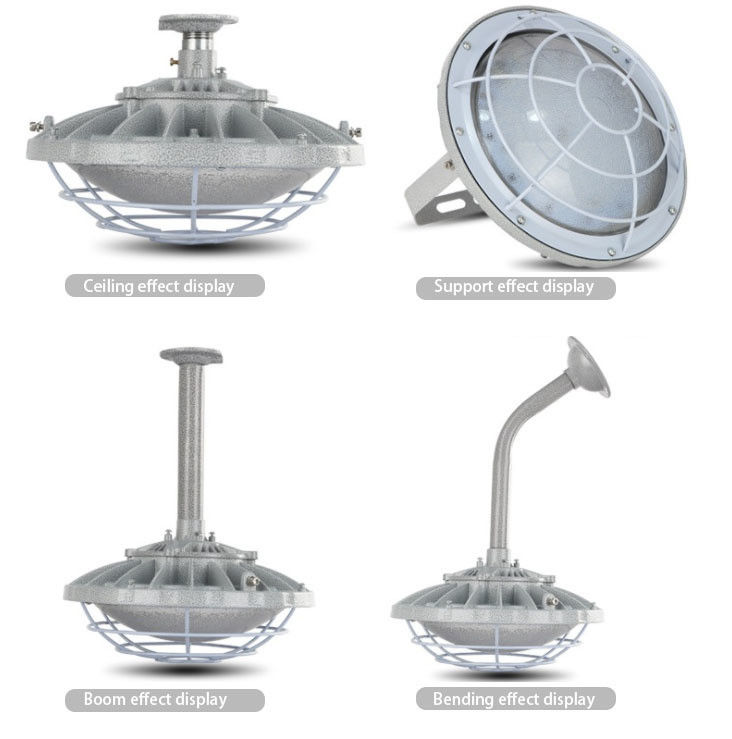 30W 50W 100W 200W LED résistant à l'explosion High Bay Light 110lm Flux lumineux pour entrepôt