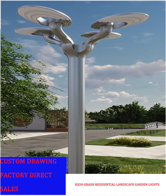 Éclairage de jardin Éclairage de pôle haut 2,5-3,5m 40-60W LED Éclairage de rue solaire Poids du produit 23kg