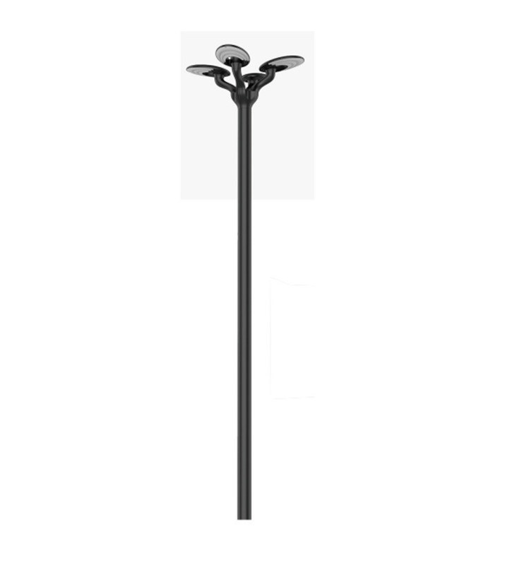 Éclairage de jardin Éclairage de pôle haut 2,5-3,5m 40-60W LED Éclairage de rue solaire Poids du produit 23kg