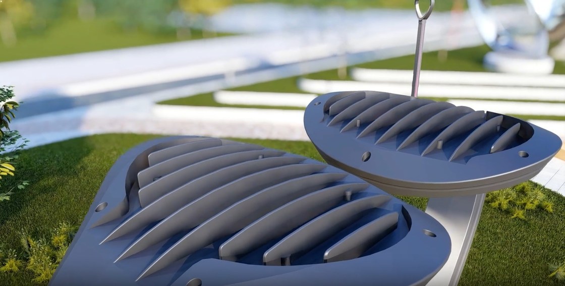 Lumière de jardin LED extérieure avec alerte de lumière du jour 6000K et pôle en aluminium à moulage sous pression