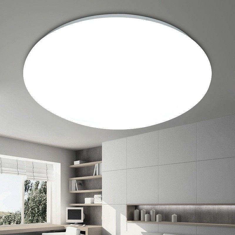 12W 24W 36W LED ultra mince lampe de plafond acrylique avec 6000lm Flux lumineux à trois preuves